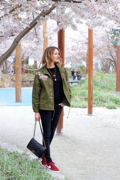 Les cerisiers en fleurs Les cerisiers en fleurs