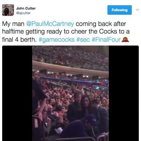 Paul McCartney : sa présence au Madison Square Garden !