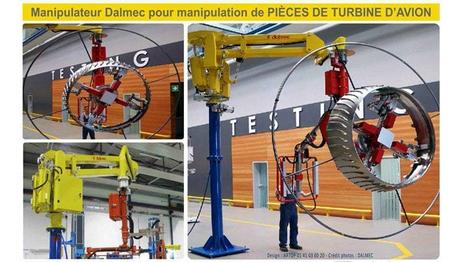 nouveauté Dalmec :solution de manipulation pour pièces de turbine d¹avion