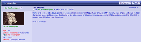 #FN : François-Xavier la Rochemoguet,  antisémite…. « au nom du peuple » ?