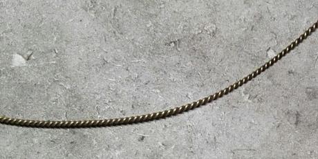 corde en fil d'or 18 carats
