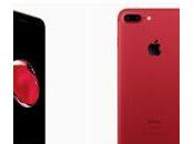 iPhone Plus rouge concept avec façade avant noire