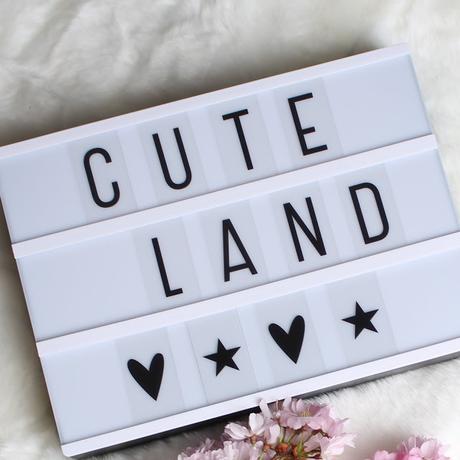 MA LIGHTBOX DE CHEZ CUTE LAND