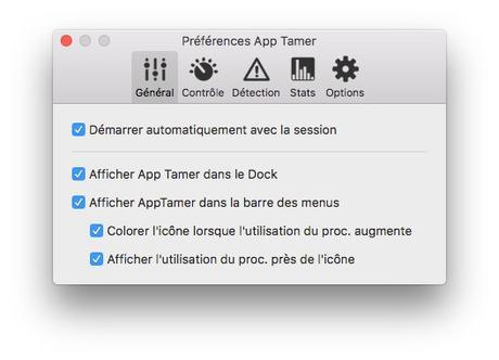 App Tamer 2 pour contrôler l’autonomie de votre Mac