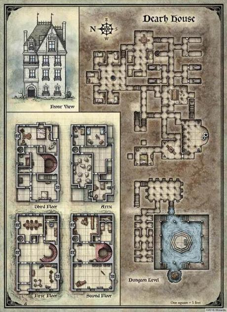 Mike Schley cartographe de « Curse of Strahd »
