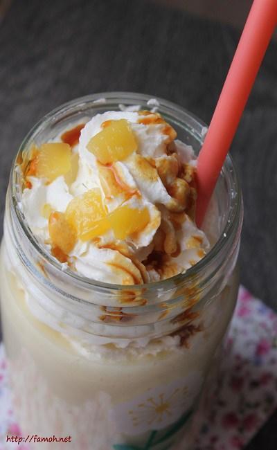 Smoothie mangue ananas banane