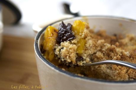 Crumble mangue, chocolat noir et piment d’espelette – Recettes autour d’un ingrédient #27 Crumble mangue, chocolat noir et piment d’espelette – Recettes autour d’un ingrédient #27