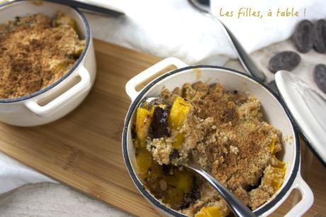 Crumble mangue, chocolat noir et piment d’espelette – Recettes autour d’un ingrédient #27 Crumble mangue, chocolat noir et piment d’espelette – Recettes autour d’un ingrédient #27