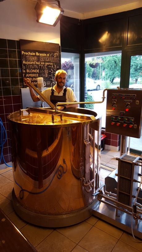 Colin Smith, créateur de la bière ‘Neuf Cinq’ et brasseur résident des 3 Brasseurs à Eragny-sur-Oise