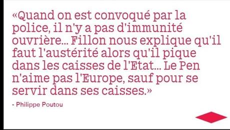 Poutou dézingue Fillon et Le Pen
