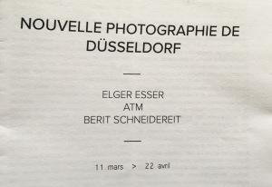 GALERIE RX   – NOUVELLE PHOTOGRAPHIE DE DUSSELDORF (Elger Esser ATM Berit Schneidereit) » Le Voyage Immobile » Fabien Verschaere