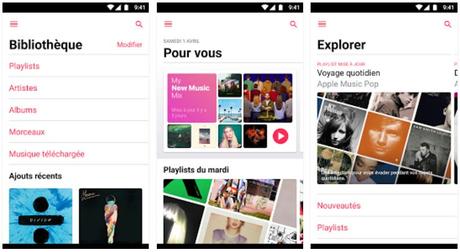 Apple Music 2.0 : l’application Android se rapproche de celle d’iOS