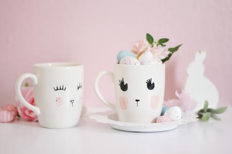 DIY : Des Mugs Lapins pour Pâques ♥