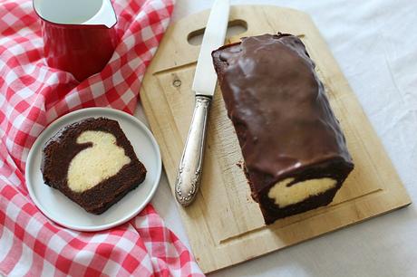 Gâteau caché au chocolat « Lapin de Pâques »