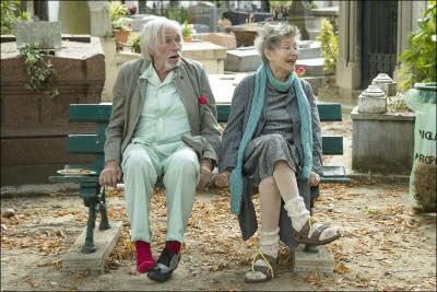 Paris pieds nus un film burlesque et poétique le dernier d'Emmanuelle Riva chapeau bas...