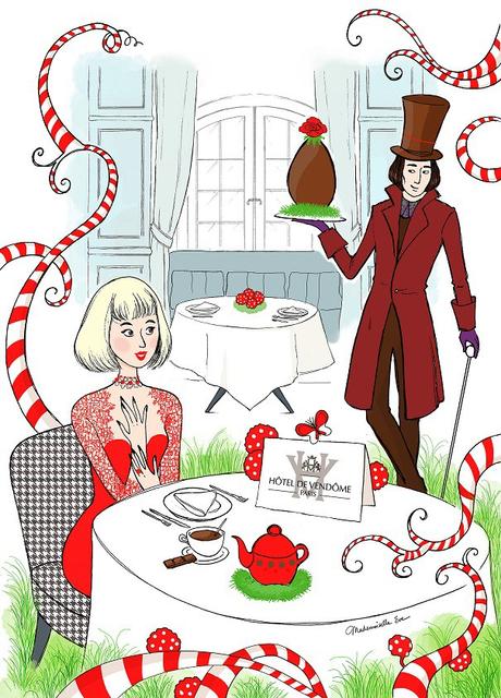 Pour Pâques, Willy Wonka s’invite à l’Hôtel de Vendôme !