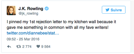 Quand JK Rowling soutient les auteurs débutants
