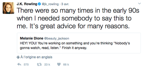 Quand JK Rowling soutient les auteurs débutants