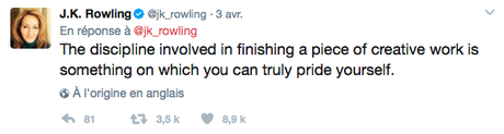Quand JK Rowling soutient les auteurs débutants