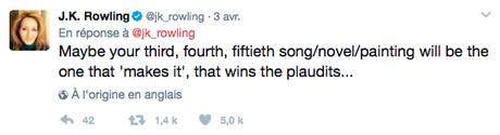 Quand JK Rowling soutient les auteurs débutants