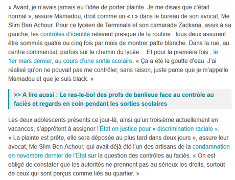 #controlesaufacies : le racisme d’état existe. Et doit cesser.