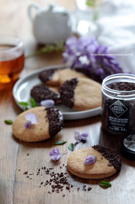 Monthécristo & sablés au chocolat et grué de cacao