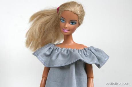 Nouveau DIY : une robe volantée pour Barbie Nouveau DIY : une robe volantée pour Barbie