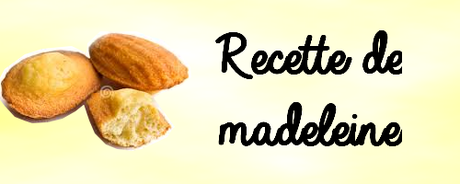 Les recettes de Camille: Les madeleines.