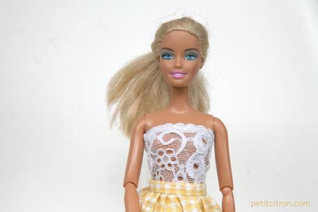 Nouveau DIY : un top bustier pour Barbie (spécial recyclage)