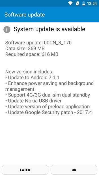 Nokia 6 reçoit la mise à jour vers Android 7.1.1