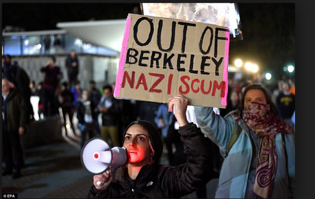#Berkeley ? Pathétique Pujadas #antifa #NoNazis