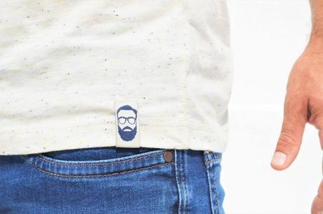 T-shirt L'Homme Tendance collection capsule: étiquette cousue