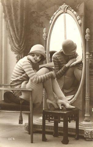 Carte postale erotique, vers 1920