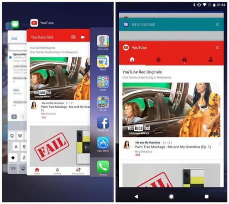 iOS 10 vs Android O : les différences entre les 2 OS en images