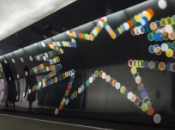 mètres d’art signés Neil Wood station métro Charles Gaulle Étoile