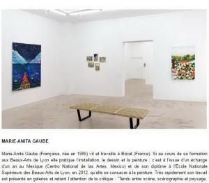 Galerie Nextlevel    exposition Stefan KURTEN/Marie-Anita GAUBE  20 Avril au 3 Juin 2017