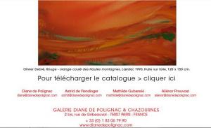 Galerie  Diane de Polignac & Chazournes  — OLIVIER DEBRE —