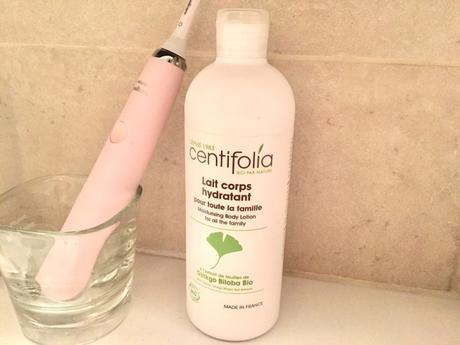 Mon passage au bio : lait corporel Centifolia