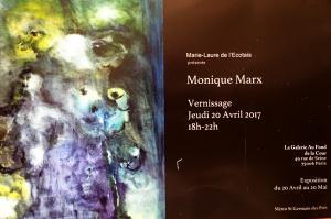 Galerie «  »Au fond de la cour » exposition Monique MARX