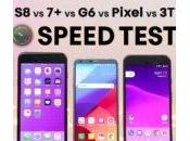 Galaxy iPhone Plus Pixel test rapidité