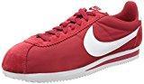 Nike Classic Cortez Nylon, Chaussures de Running Homme, Rouge (Gym Red / White), 43 EU