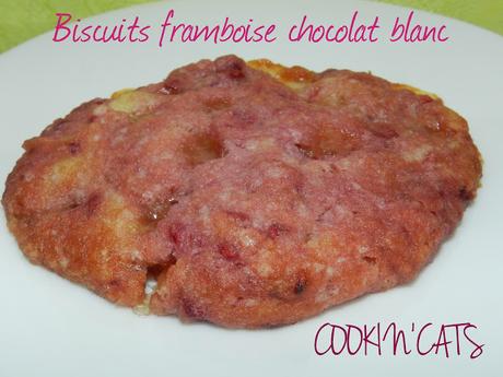BISCUITS MOELLEUX FRAMBOISE - CHOCOLAT BLANC