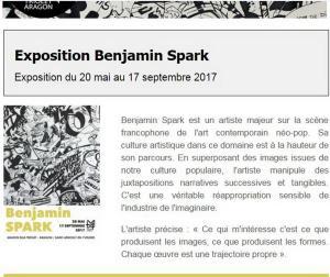 Maison ARAGON TRIOLET  exposition Benjamin SPARK  20 Mai au 17 Septembre 2017