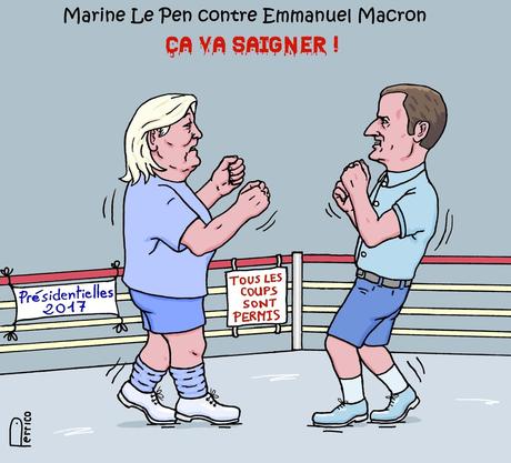 Le Pen contre Macron : premier round à Whirlpool