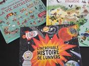 Feuilletage d'albums DOCUMENTAIRES Atlas monde illustré autrefois L'incroyable histoire l'univers