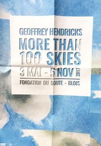 Fondation du doute à BLOIS  exposition Geoffrey HENDRICKS  – 3 Mai-5 Novembre 2017