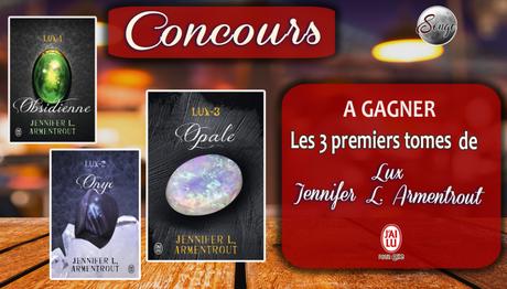 Les trois premiers tomes de Lux à gagner sur Songe !