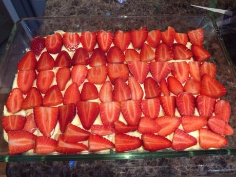 Tiramisu aux fraises à ma façon
