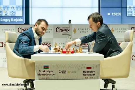 Shamkir Chess 2017:  Wojtaszek 1-0 Shakhriyar Mamedyarov - Photo © site officiel