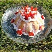 Charlotte aux fraises au thermomix pour recette autour d'un ingrédients #6# - La cuisine de poupoule
